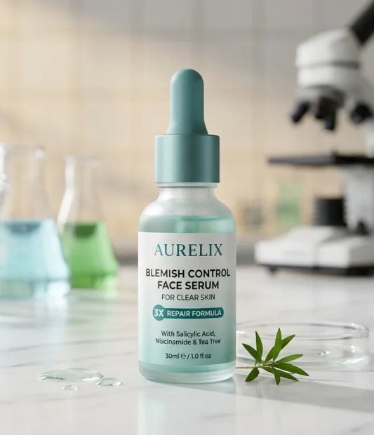 Aurelix Blemish Control Face Serum – 3X Repair Formula