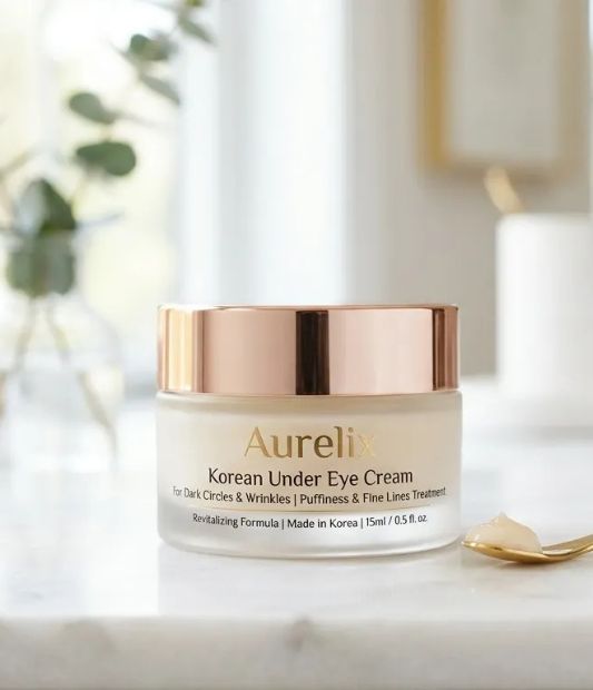 Aurelix Korean Under Eye Cream - Dark Circles & Wrinkle Care